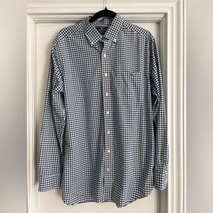 Vineyard Vines Men's Blue Checkered Shirt